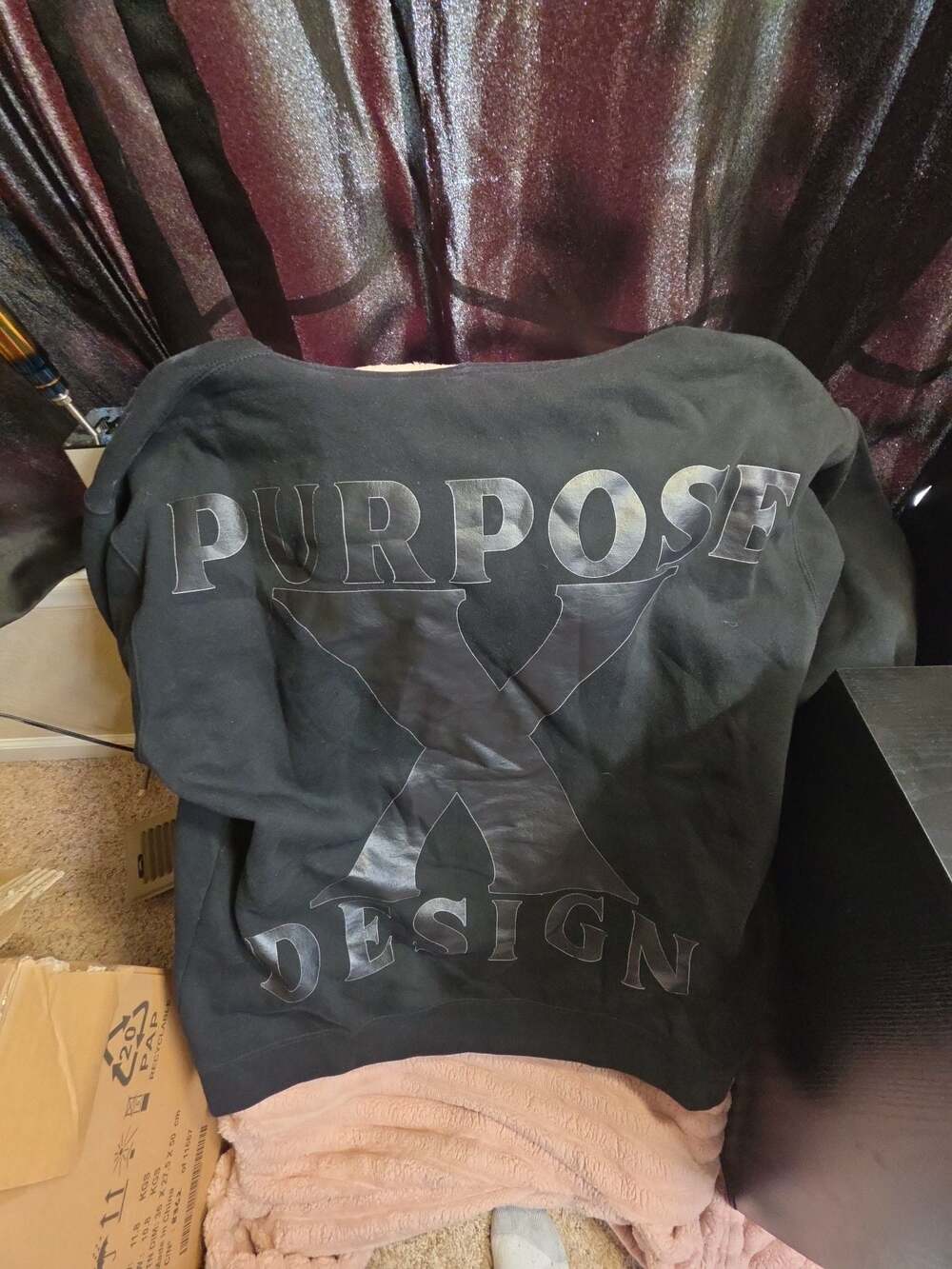 Purpose X Design Wear Your Purpose Crown Diamond Logo Hoodie